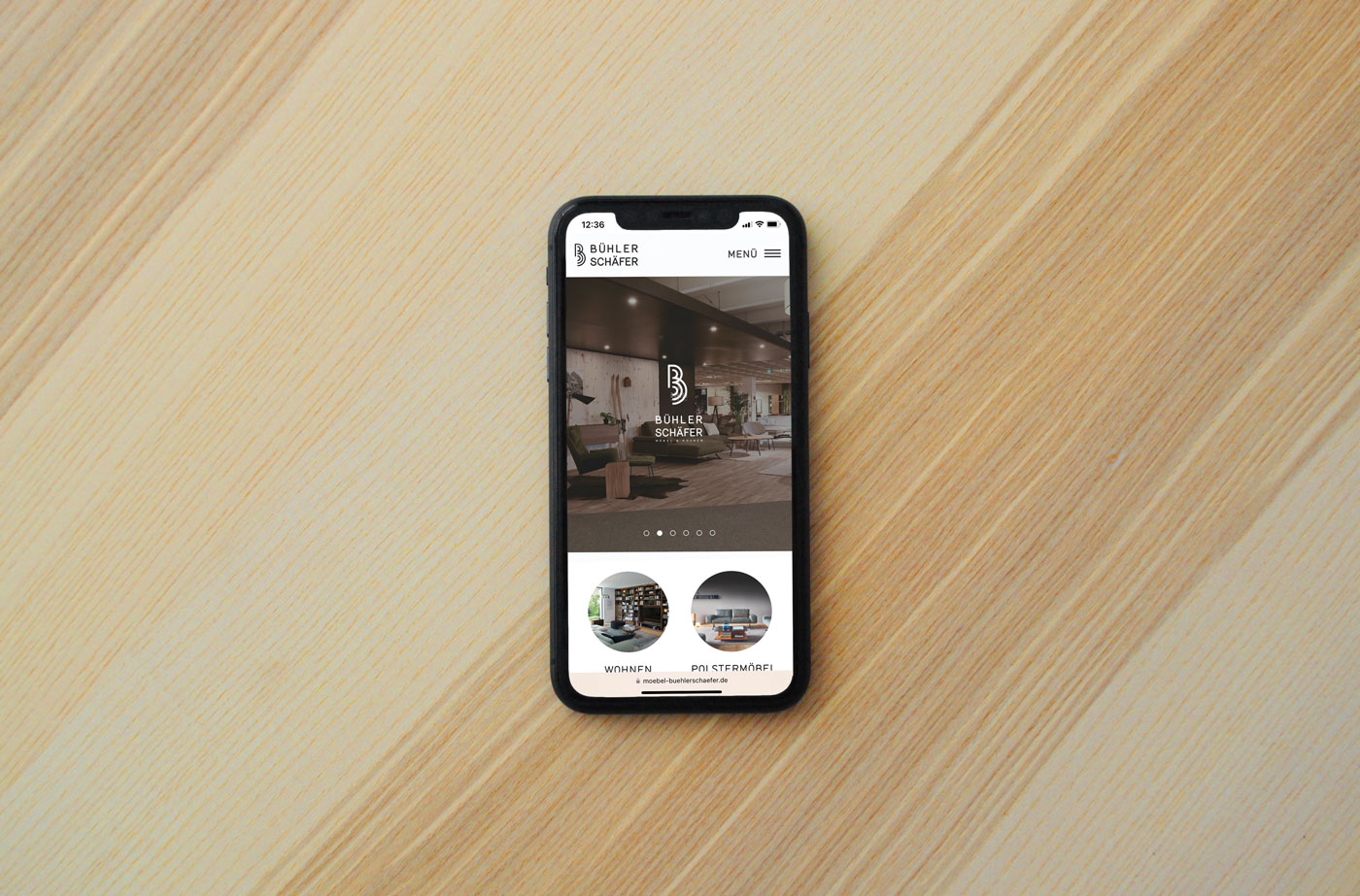 Webseite für das Möbelhaus Schäfer in Althengstett